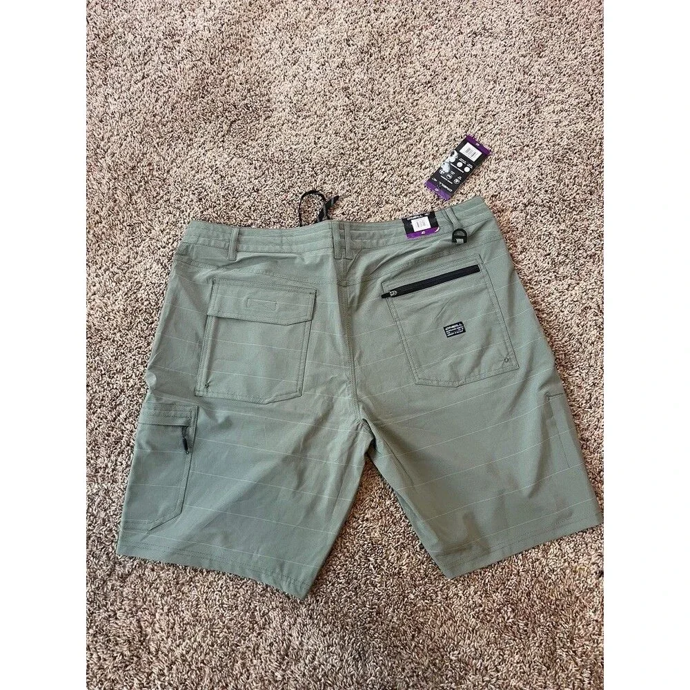 NWT O'Neill Men’s Hybrid Shorts - Size 40 - Sage Green - 11” Inseam - Quick Dry - Picture 6 of 9